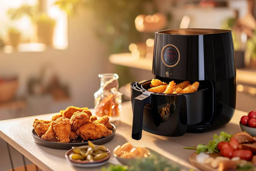 a large air fryer