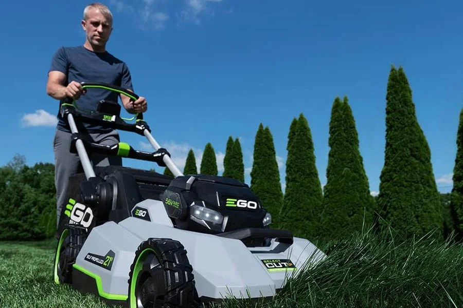 cordless electric lawnmower