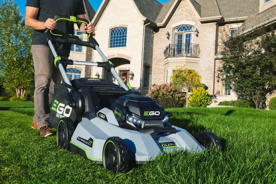 electric walk behind mower